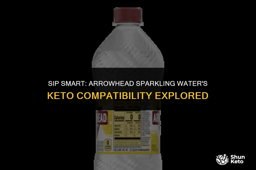 is arrowhead sparkling water keto
