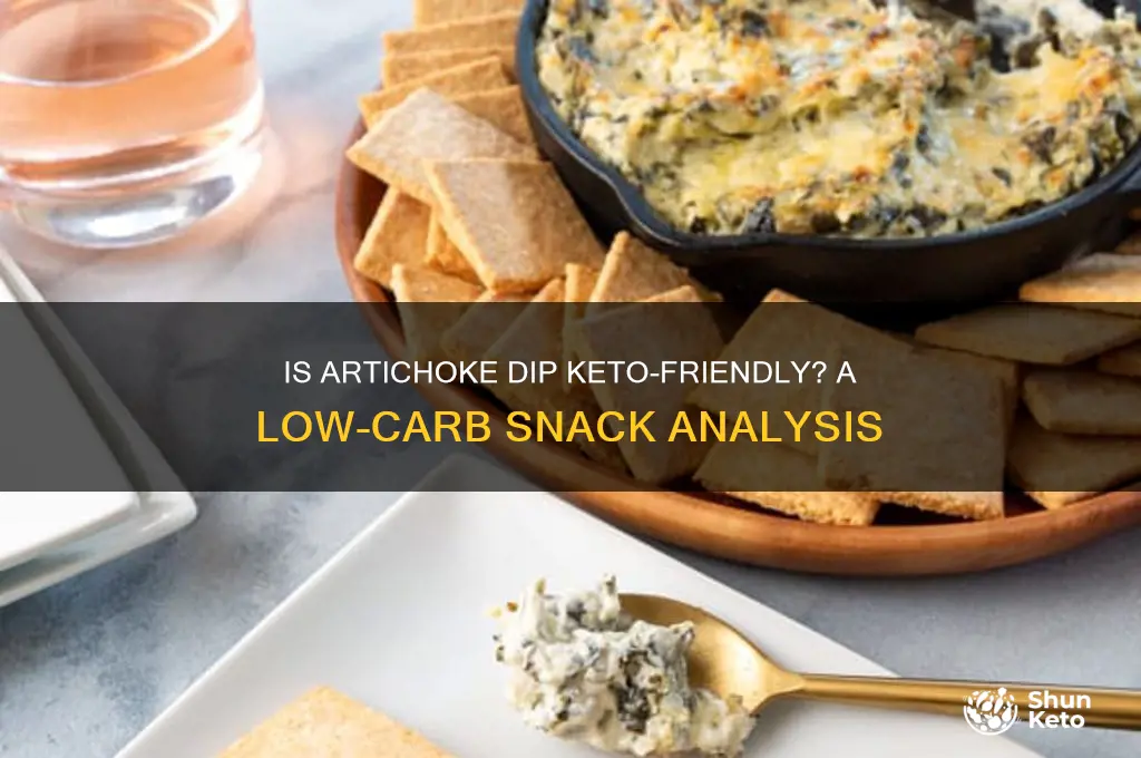is artichoke dip keto
