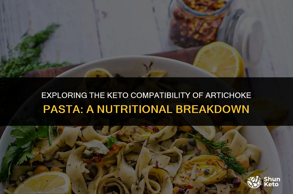 is artichoke pasta keto friendly