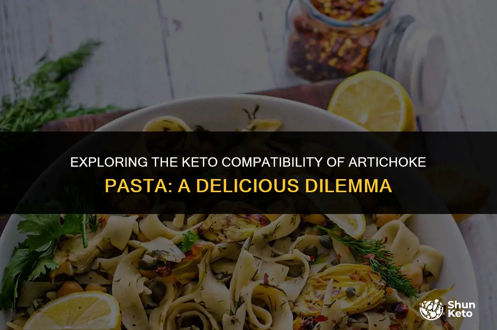 is artichoke pasta keto