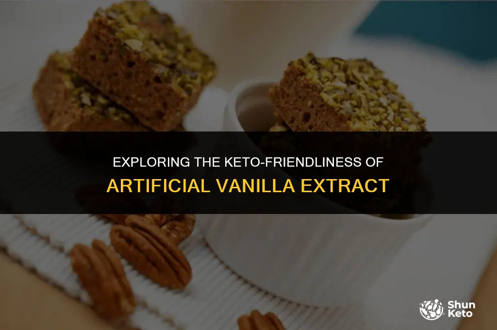 is artificial vanilla extract keto