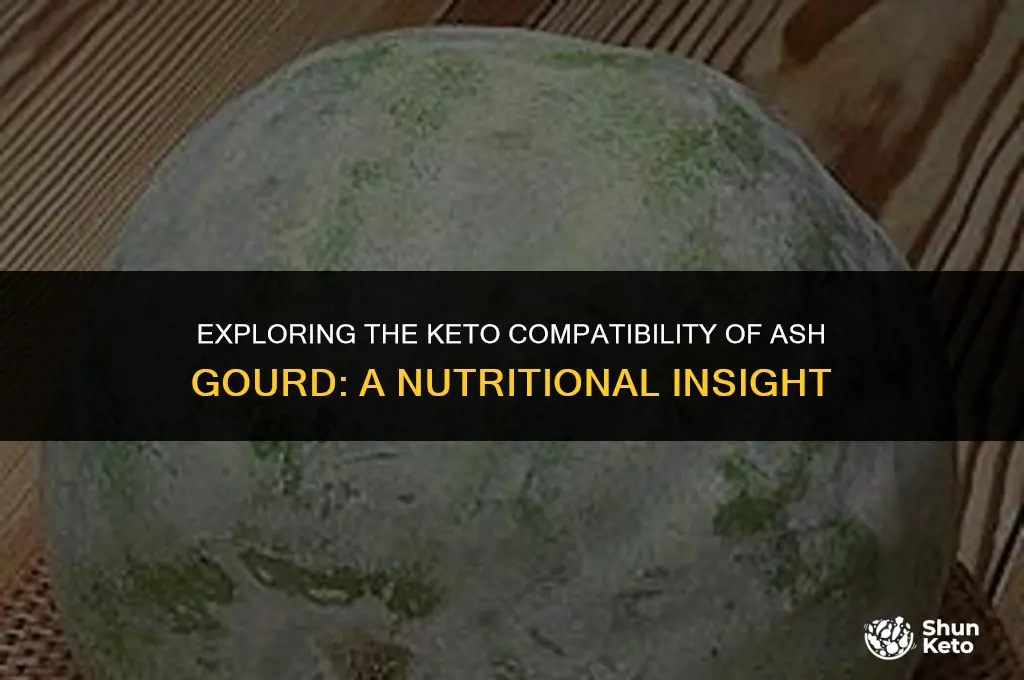 is ash gourd keto friendly