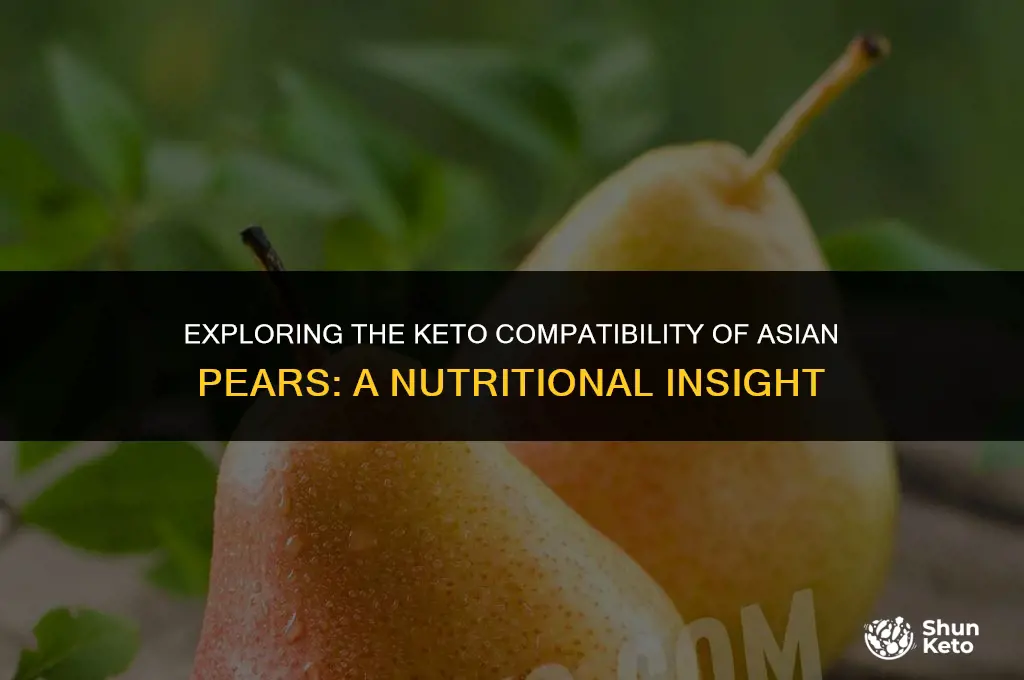 is asian pear keto friendly