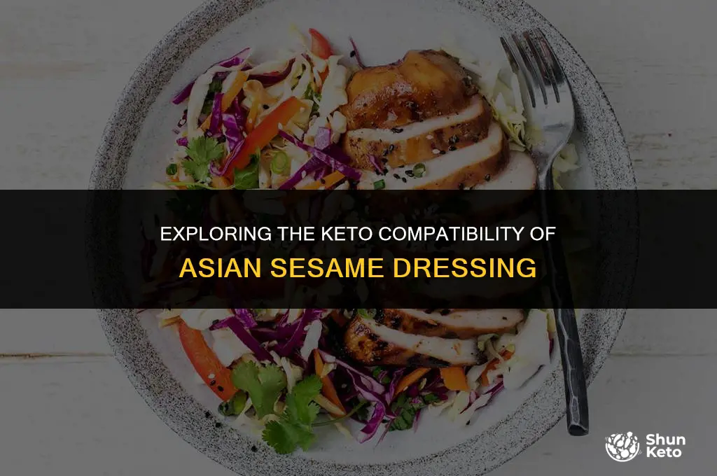 is asian sesame dressing keto friendly