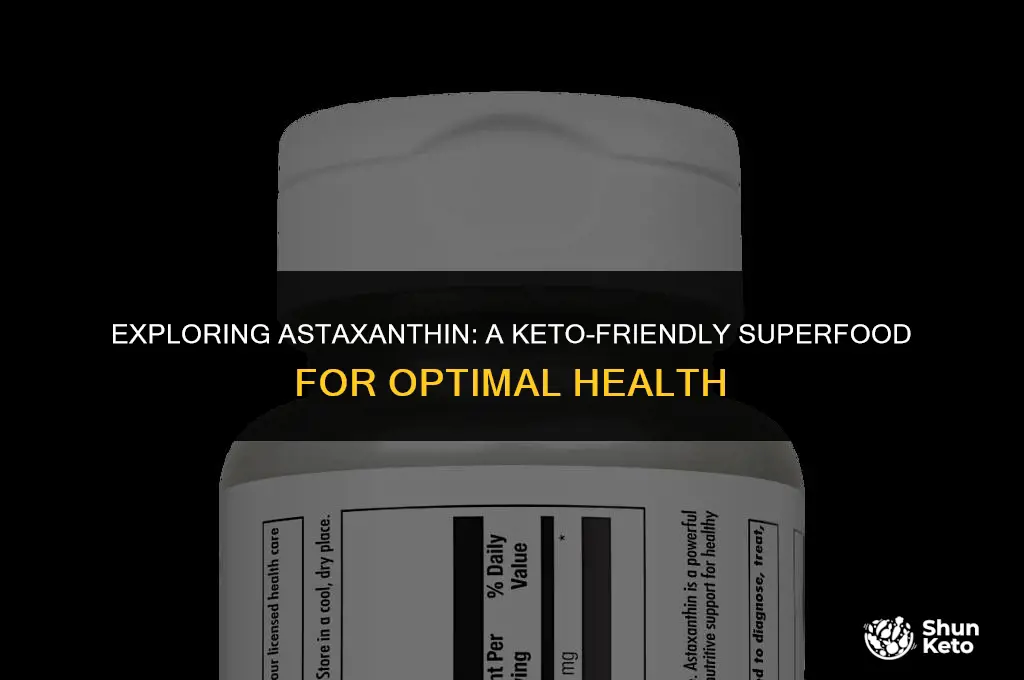 is astaxanthin keto friendly