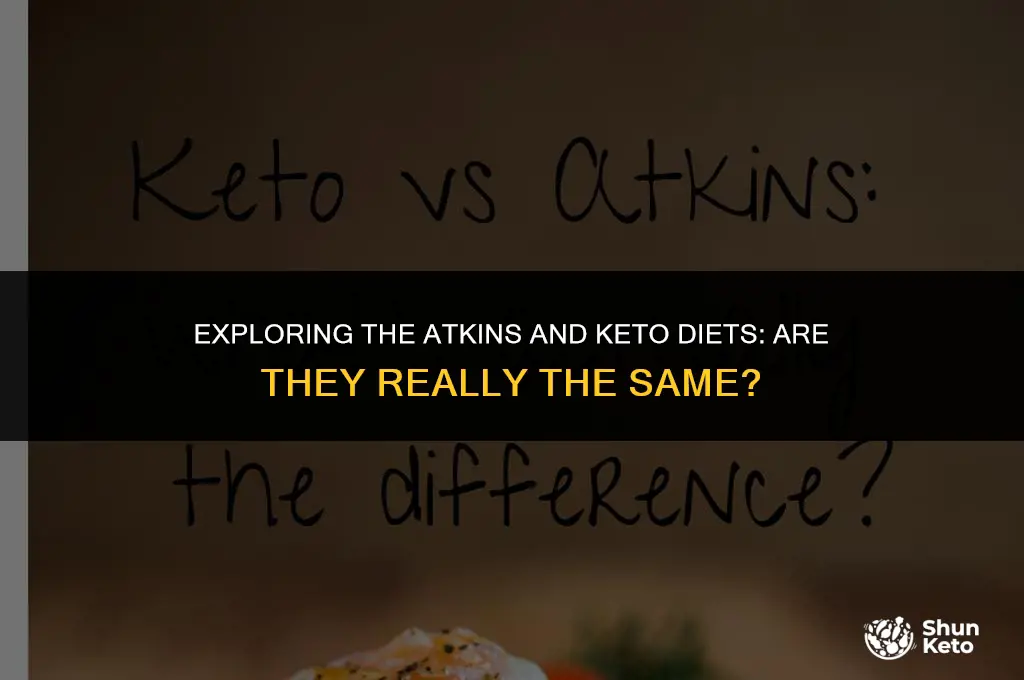 is atkins and keto same