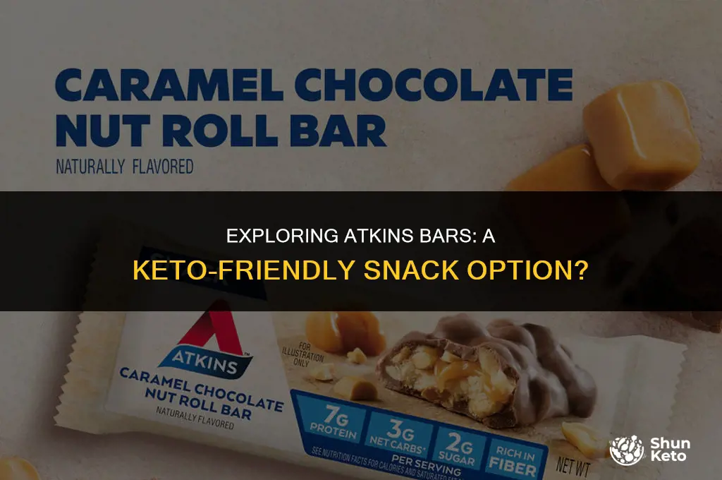 is atkins bars keto