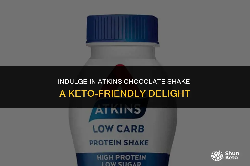 is atkins chocolate shake keto friendly