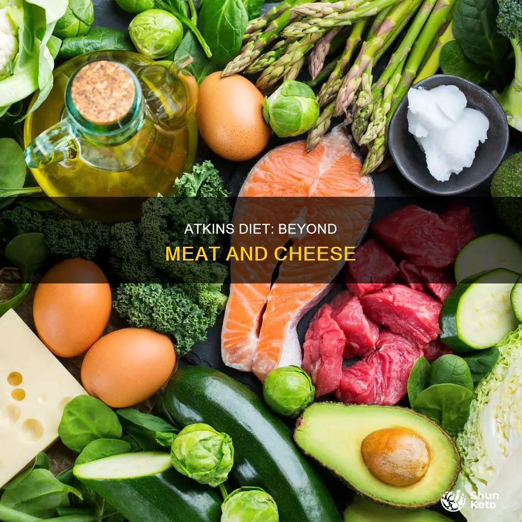 is atkins diet just meat and cheese