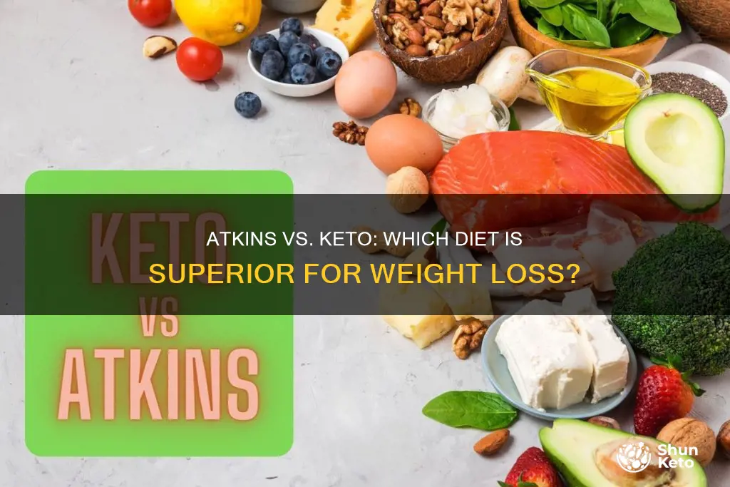 is atkins or keto better for weight loss