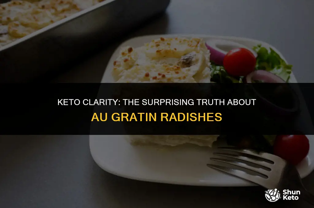 is au gratin radishes keto friendly