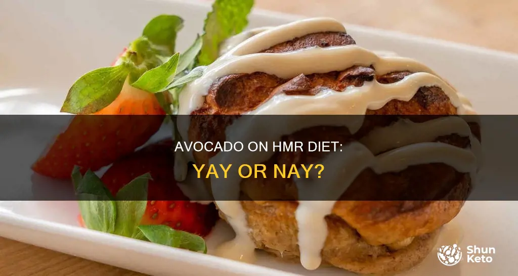 is avacado allowed on hmr diet
