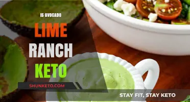 Keto-Friendly Avocado Lime Ranch: A Flavorful Dressing for Your Low-Carb Diet