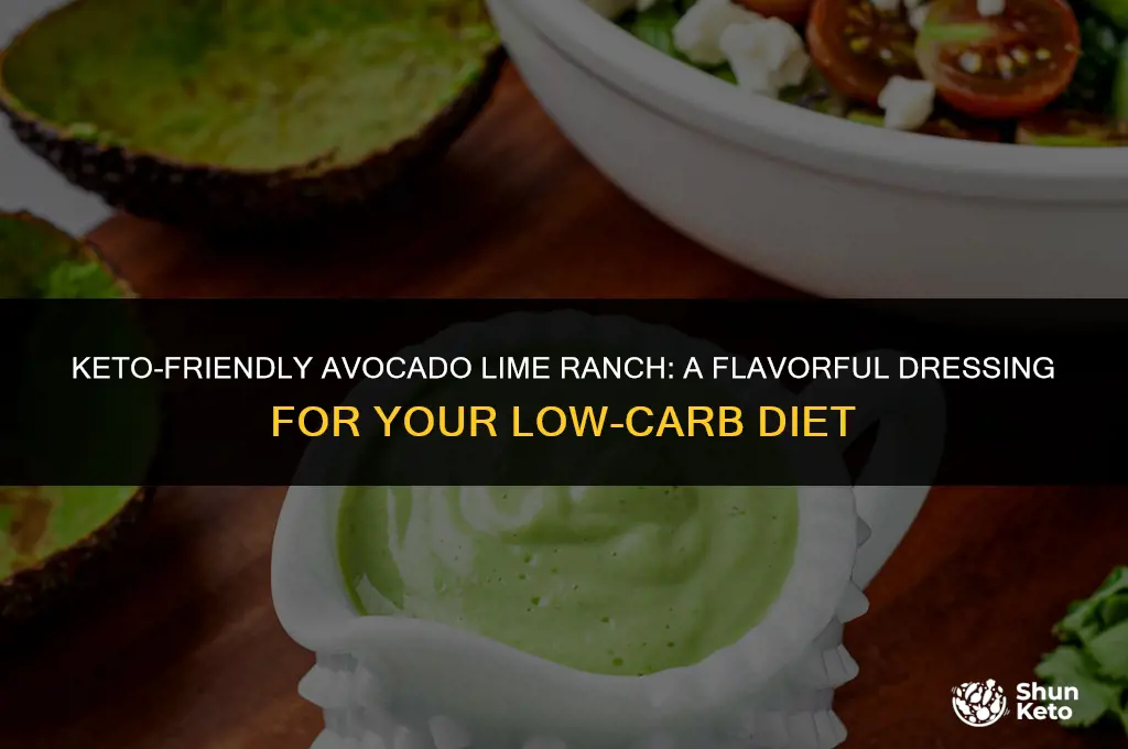 is avocado lime ranch keto