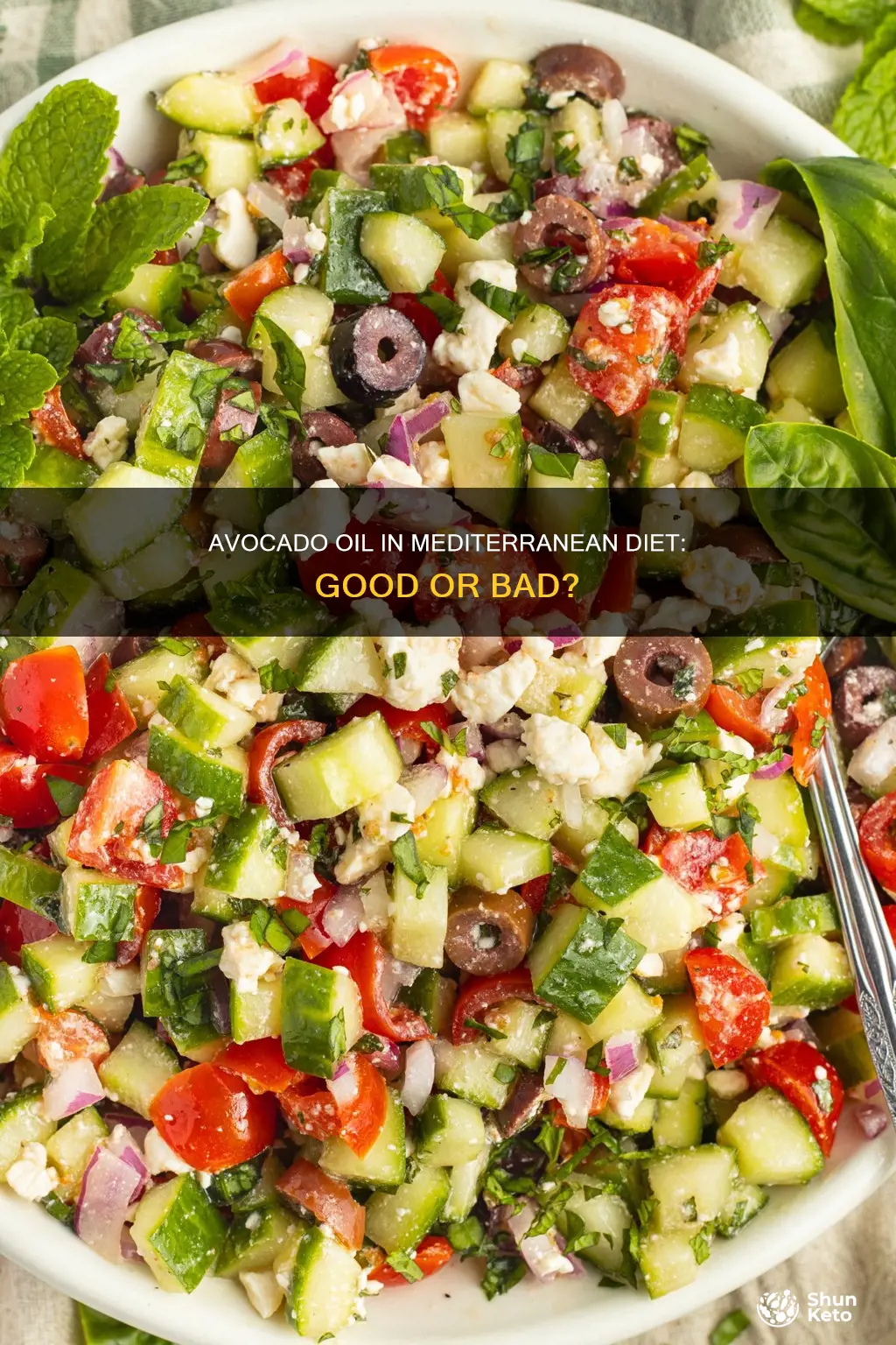 is avocado oil ok on mediterranean diet