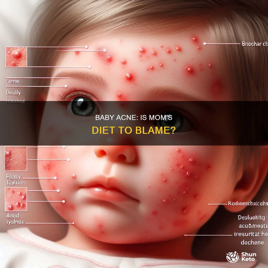 is baby acne caused by moms diet
