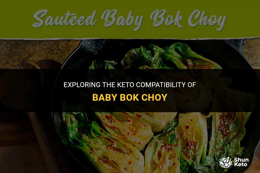 is baby bok choy keto friendly
