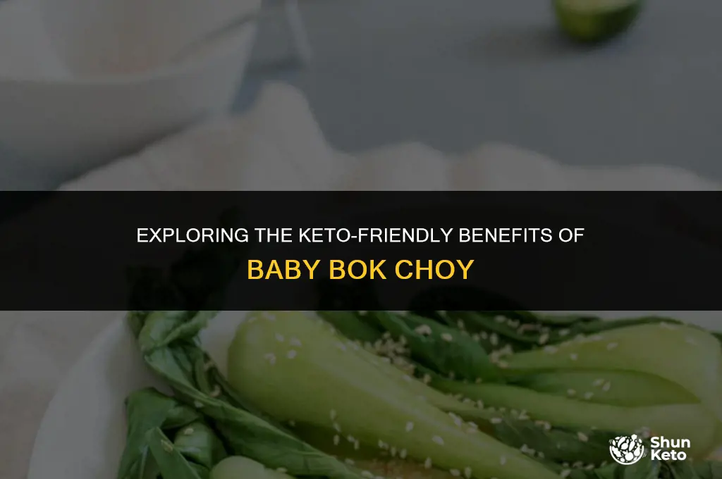 is baby bok choy keto