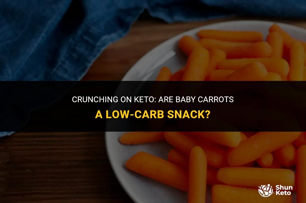 is baby carrots keto friendly