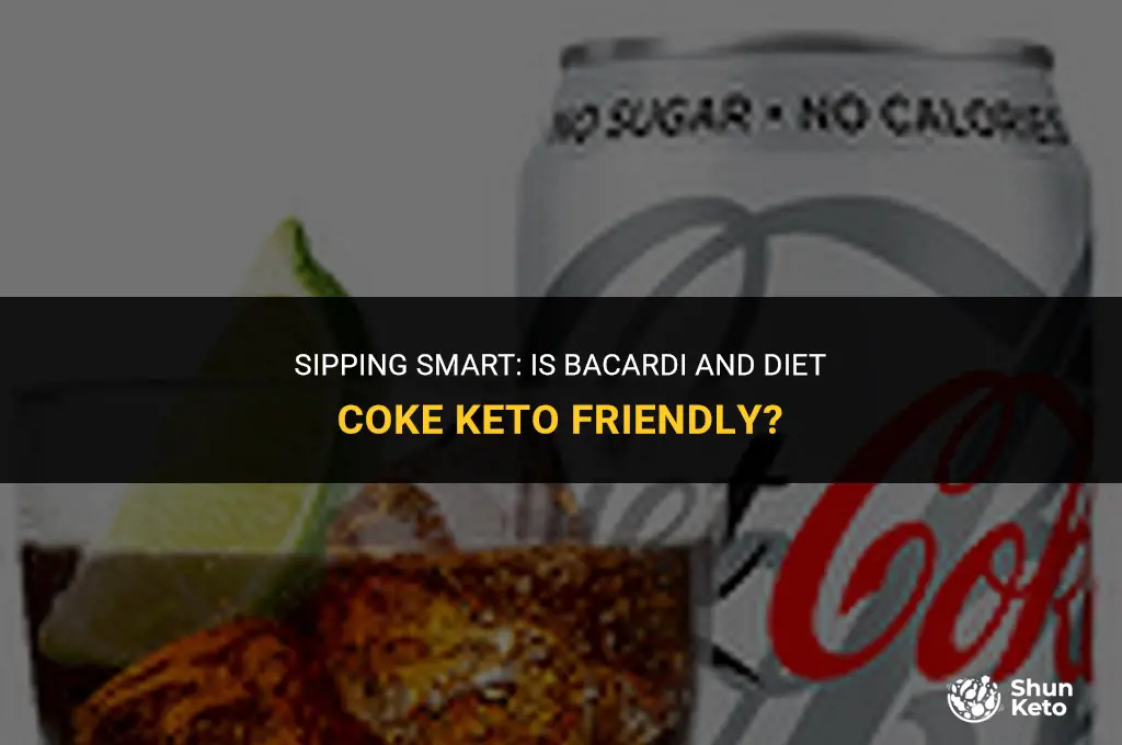 is bacardi and diet coke keto friendly