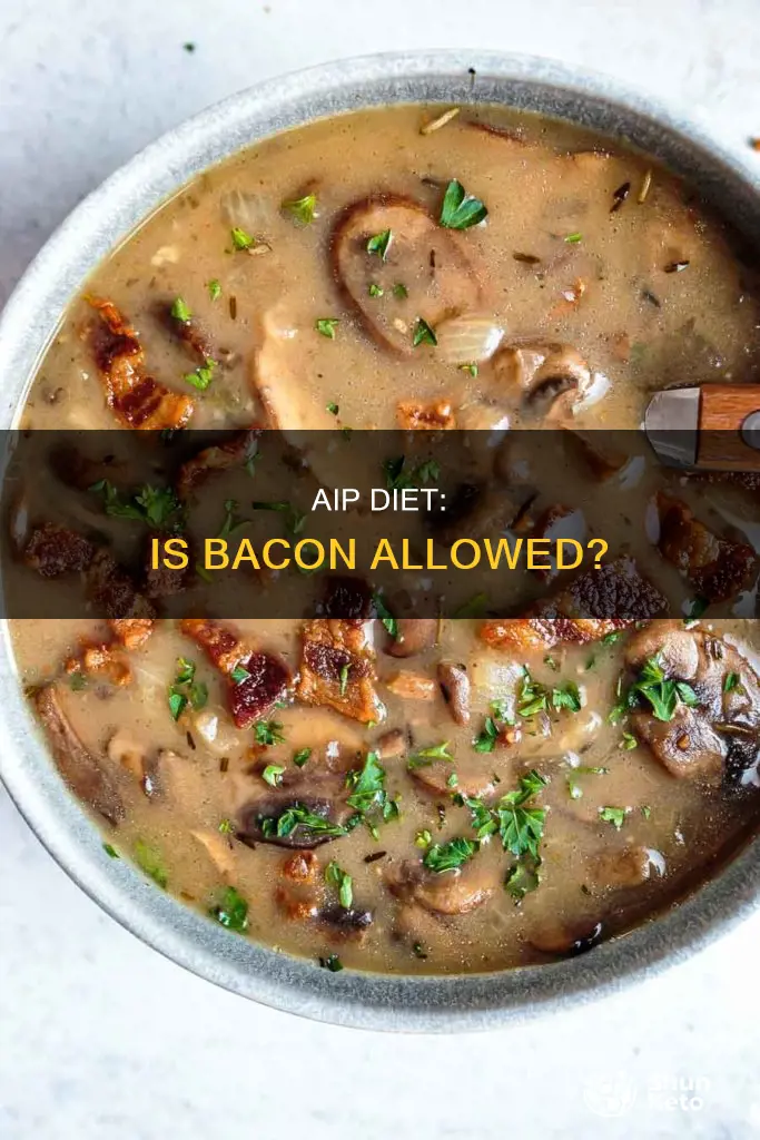 is bacon allowed on aip diet
