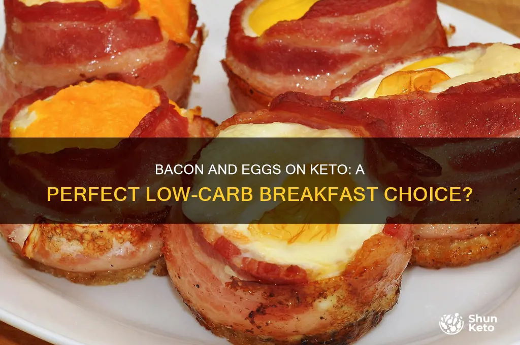 is bacon and eggs ok on keto diet