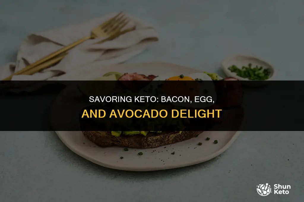 is bacon egg and avocado keto