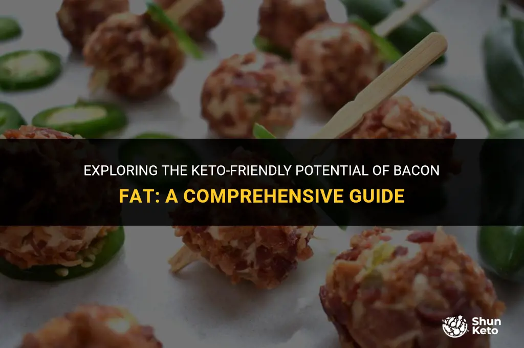 is bacon fat keto friendly