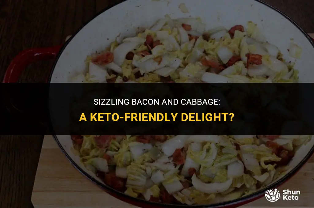 is bacon fried cabbage keto friendly