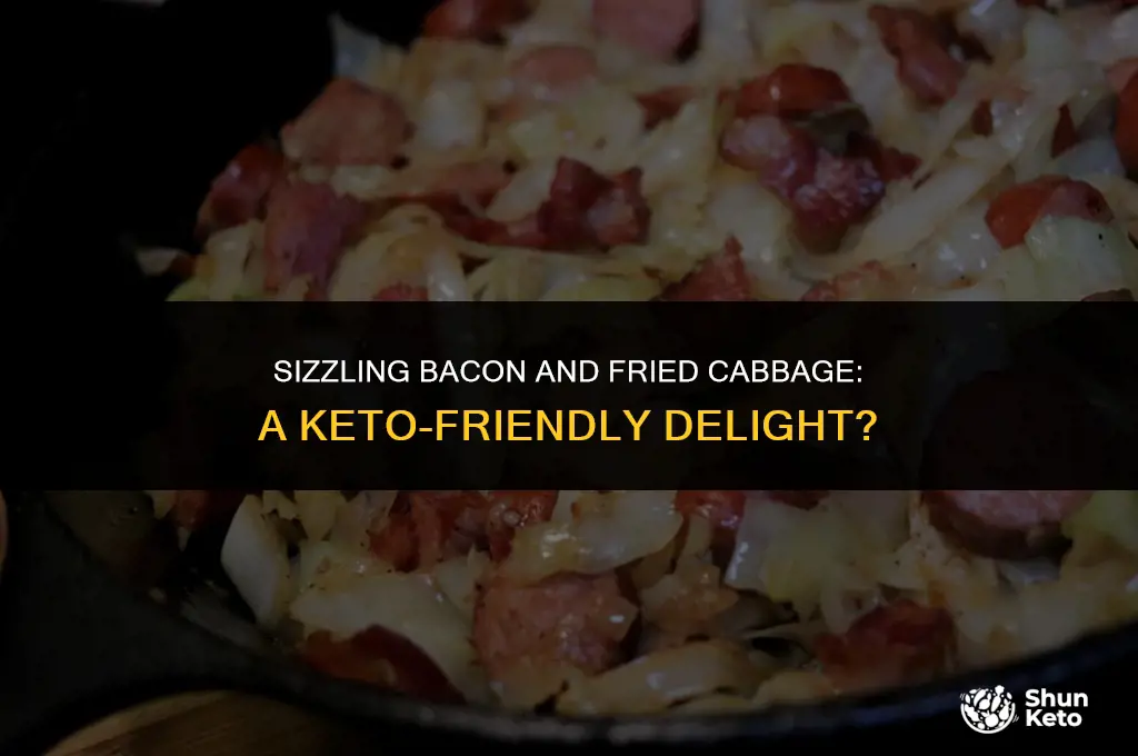 is bacon fried cabbage keto