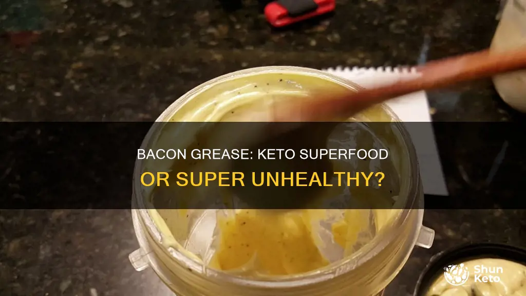 is bacon grease bad for you keto