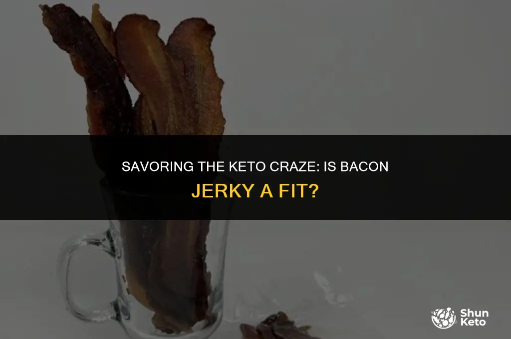is bacon jerky keto