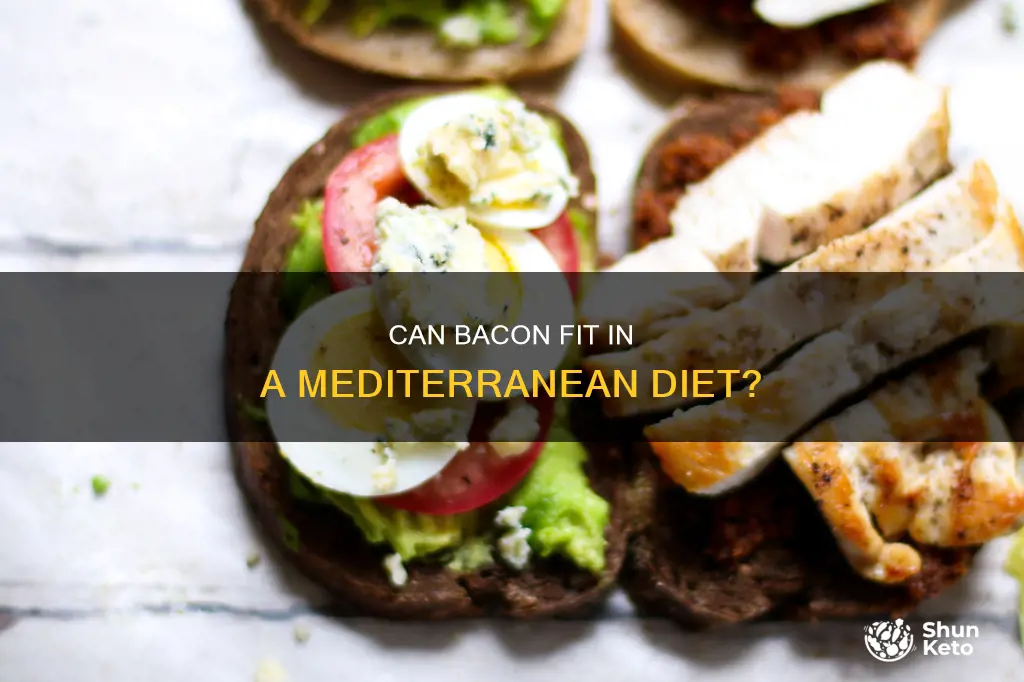 is bacon ok on the mediterranean diet