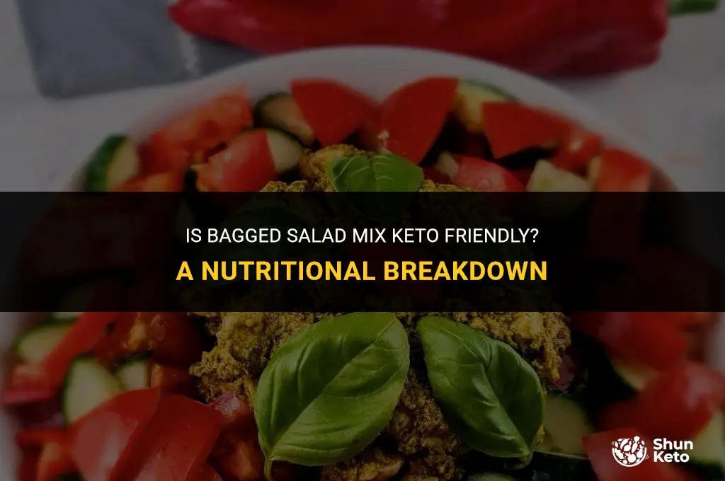 is bagged salad mix keto friendly