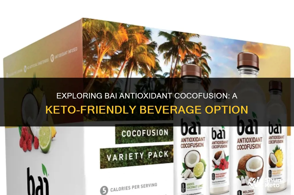 is bai antioxidant cocofusion keto friendly