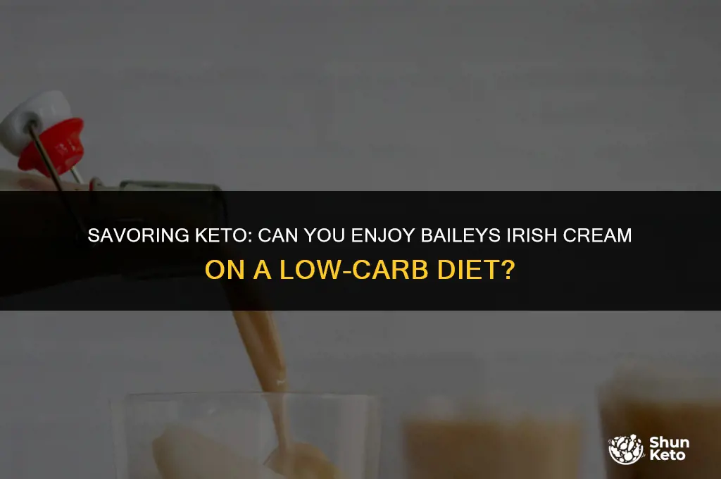 is baileys irish cream keto friendly