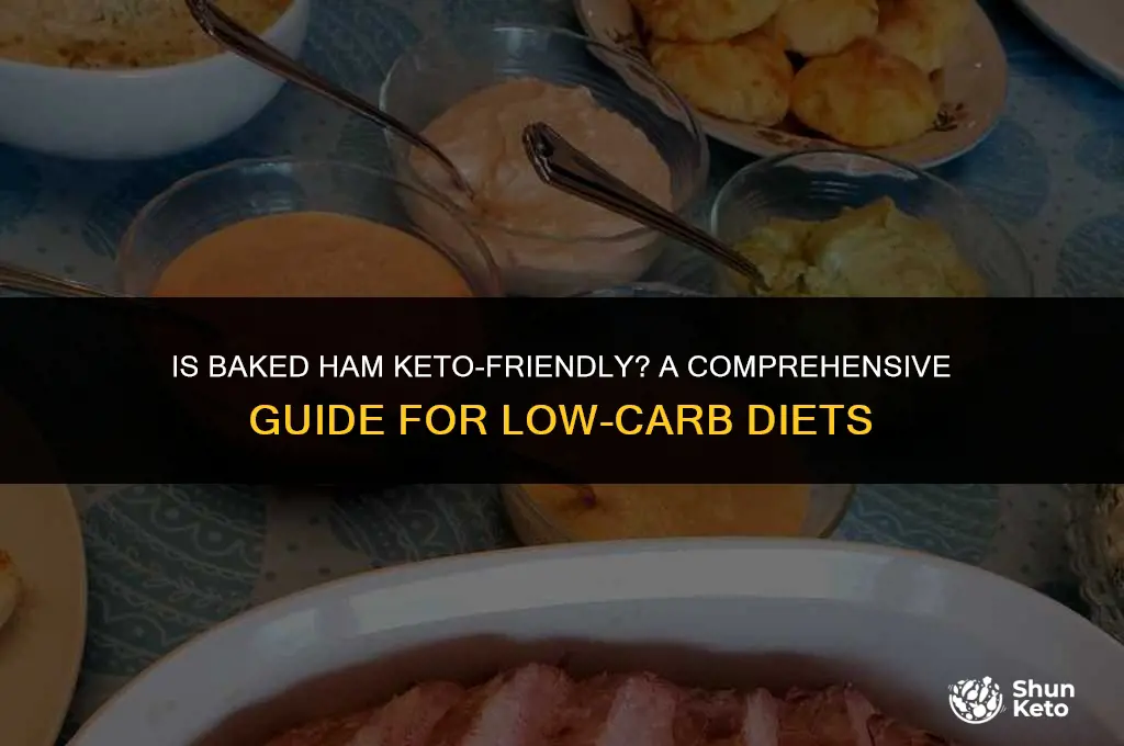 is baked ham keto
