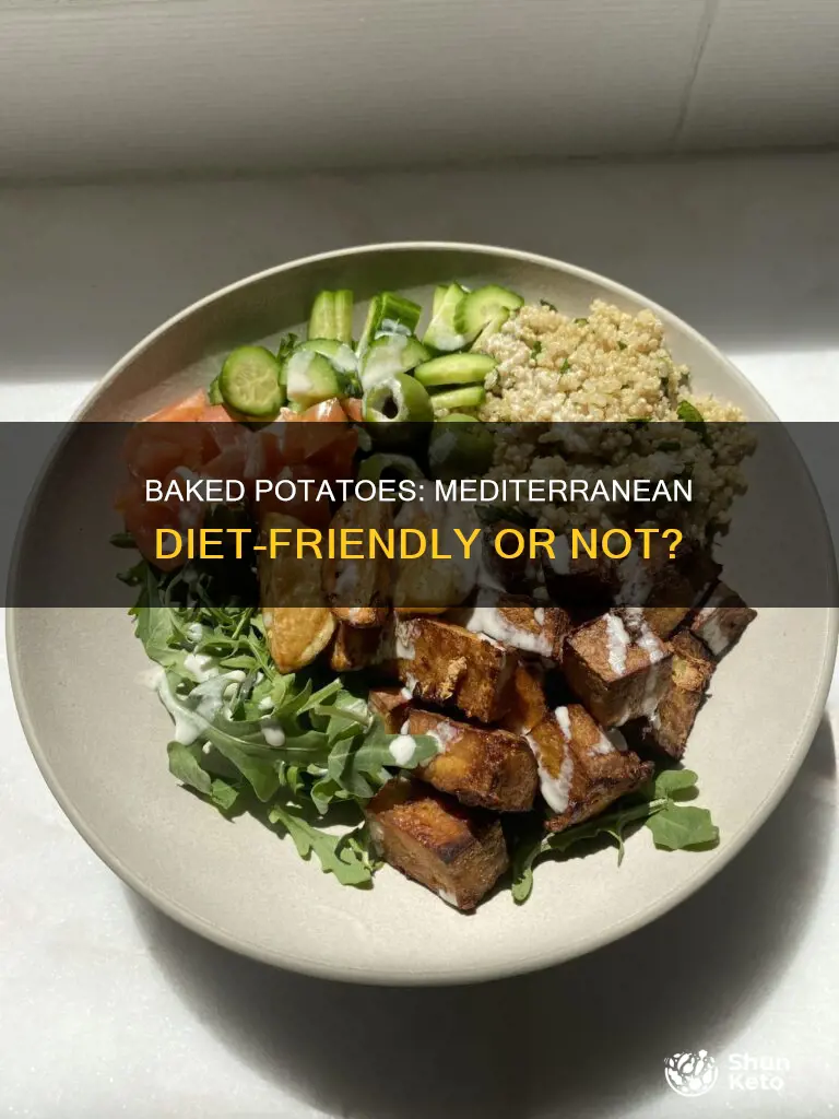 is baked potato ok on mediterranean diet