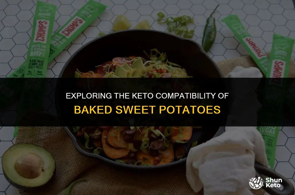 is baked sweet potato keto friendly