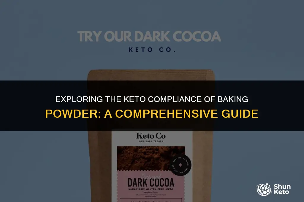 is baking powder keto compliant