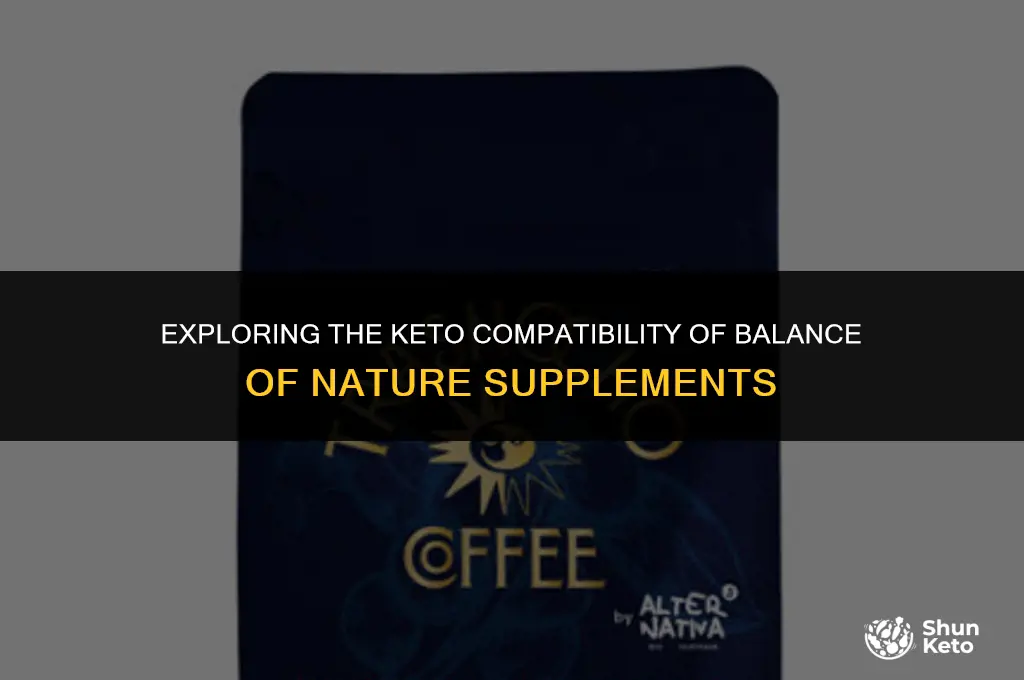 is balance of nature keto friendly