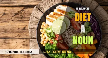 What's a Balanced Diet? Exploring the Noun