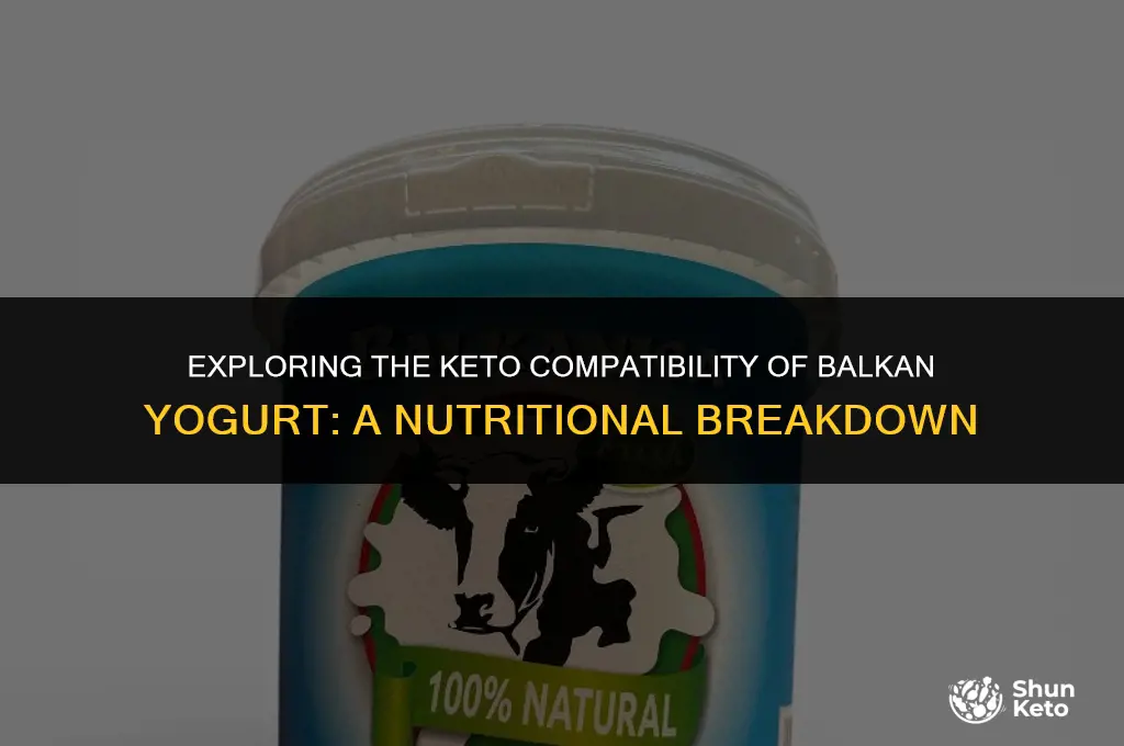 is balkan yogurt keto-friendly