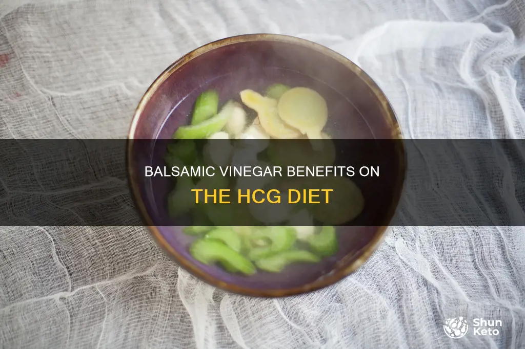 is balsalmic vinegar on hcg diet