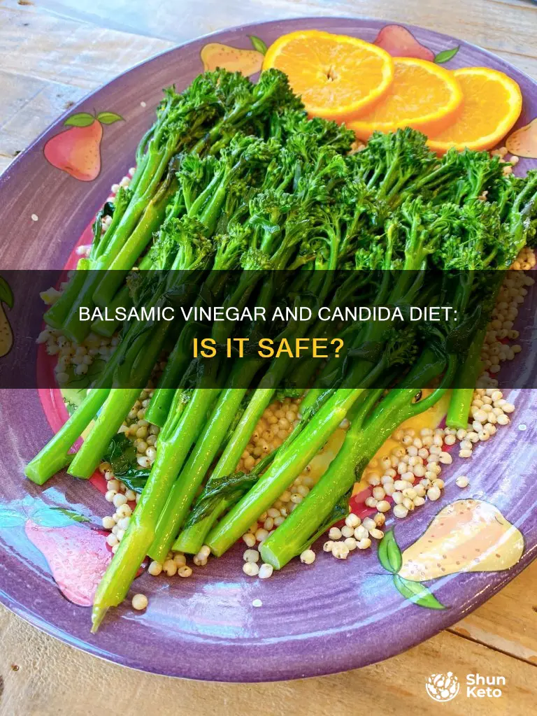 is balsamic vinegar ok on candida diet