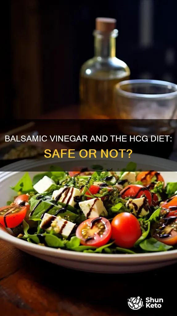 is balsamic vinegar ok on hcg diet