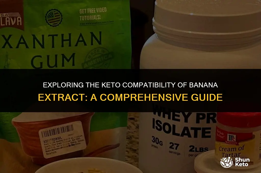 is banana extract keto friendly