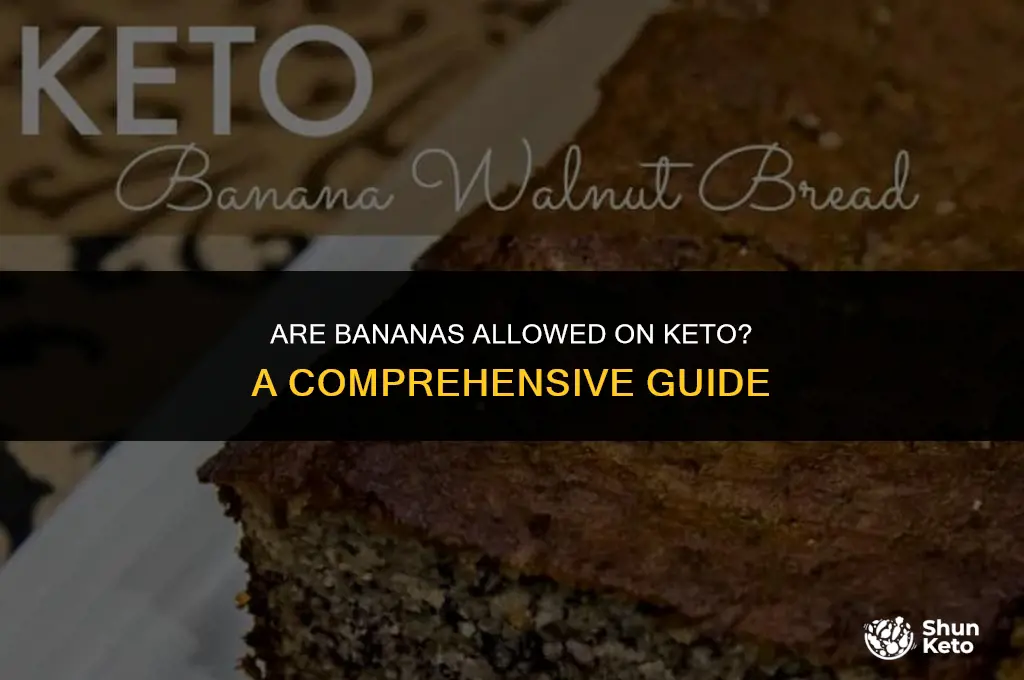 is bannas alowed on keto