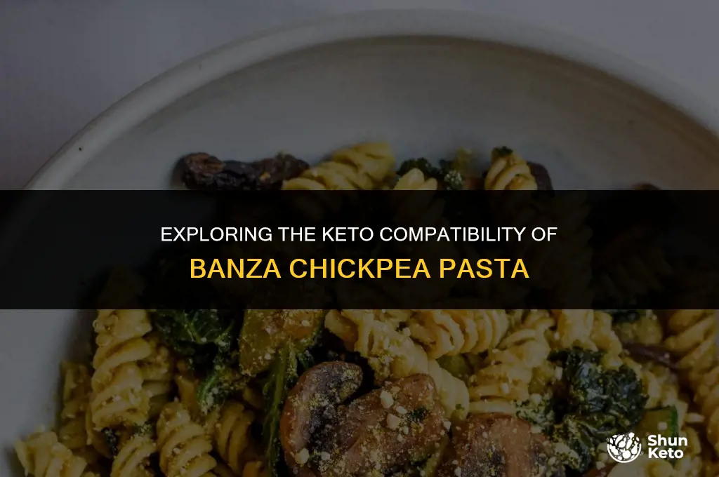 is banza chickpea pasta keto friendly