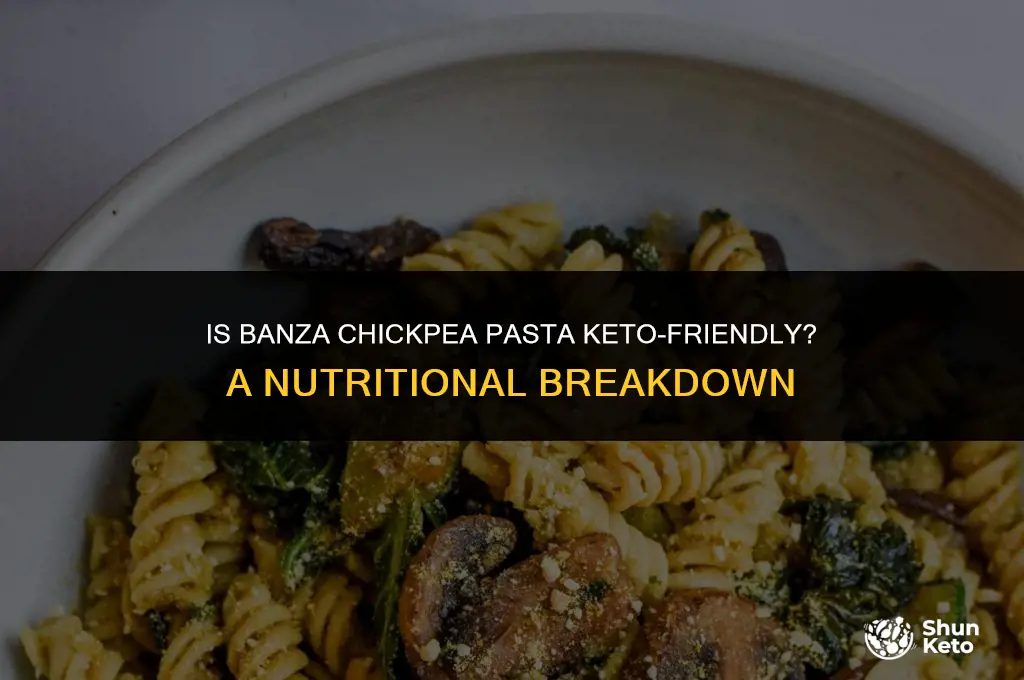 is banza chickpea pasta keto